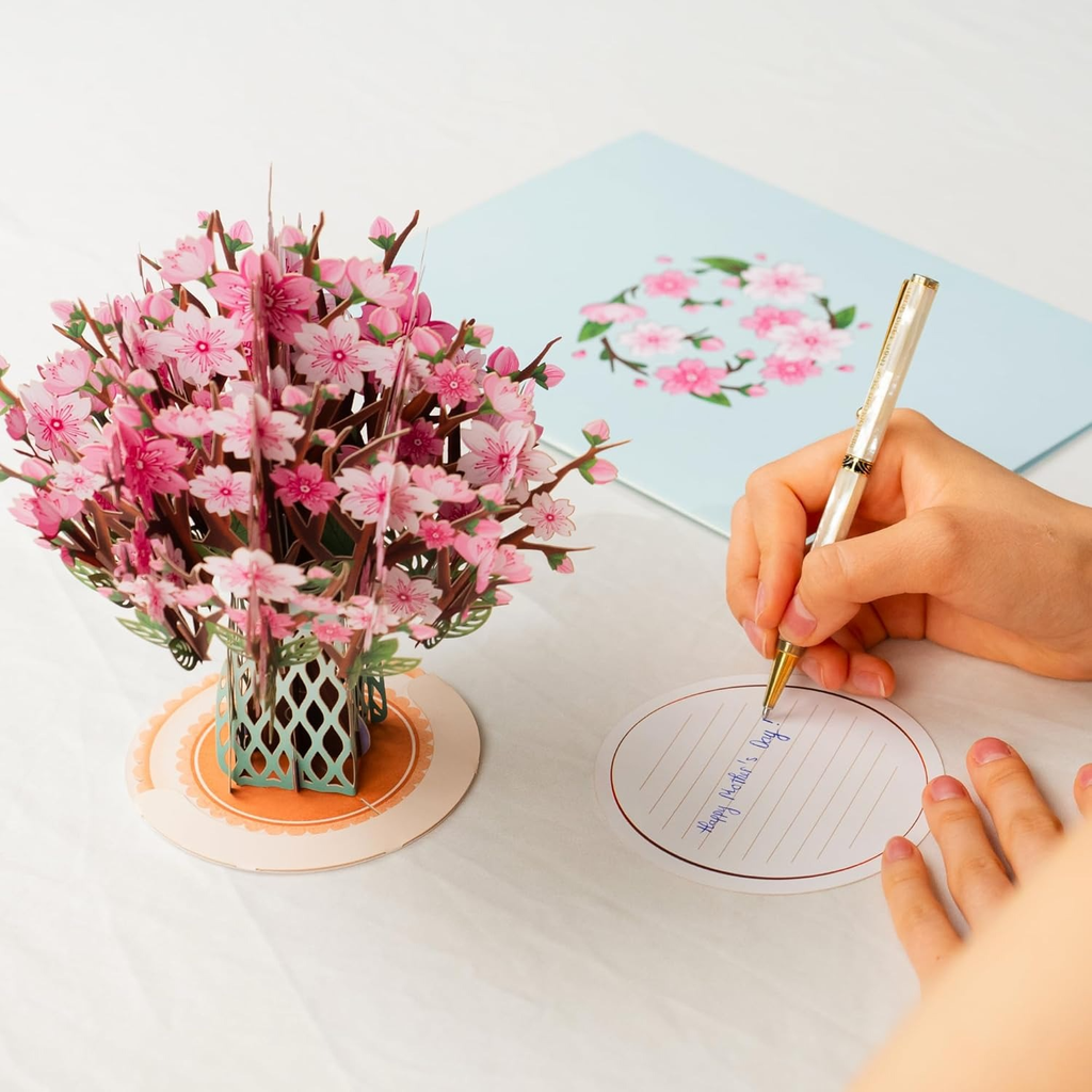 3D Pop Up Flower Bouquet Greeting Card