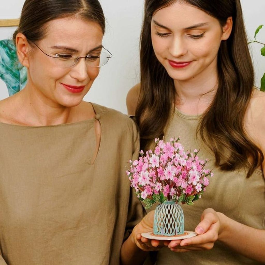 3D Pop Up Flower Bouquet Greeting Card